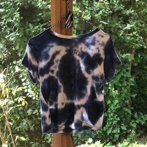 LA Hearts tie dye BABE shirt